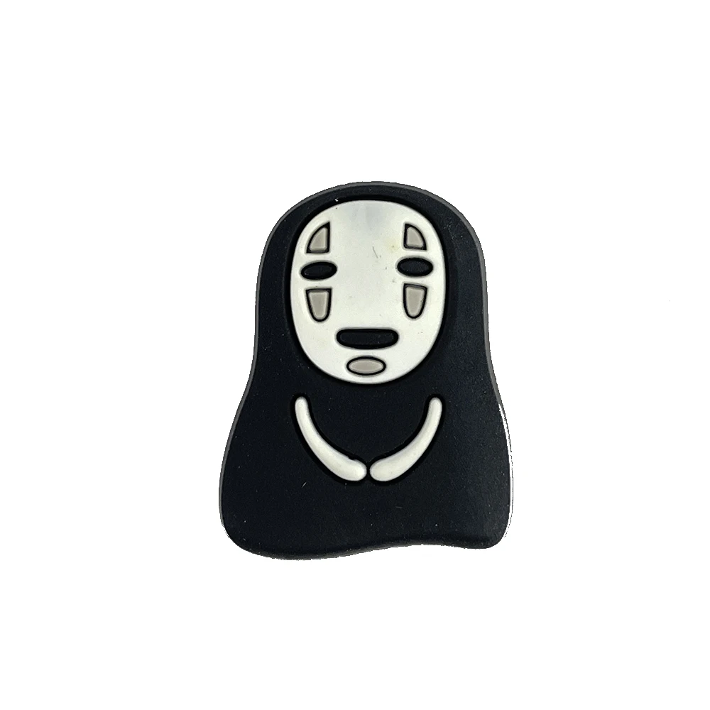Famous Japanese Spirited away Anime PVC Shoe Charms Accessories Fit for Shoes Bracelets Bands Clog Shoe