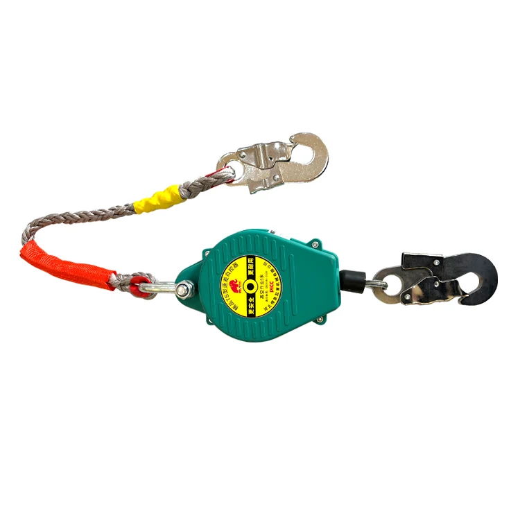 3-60m Safety Rope Fall Arrest Equipment 150kg Telescopic Fall Arrester