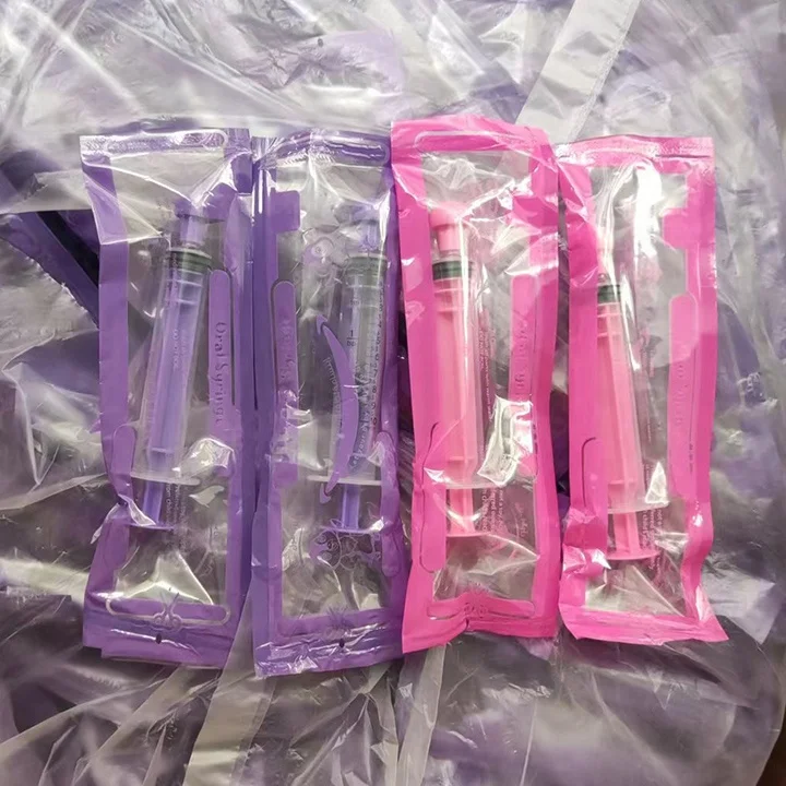 Manufacturer Cheap 5ml 10ml Veterinary Dog Medicine Dispenser Pet Feeding Syringe