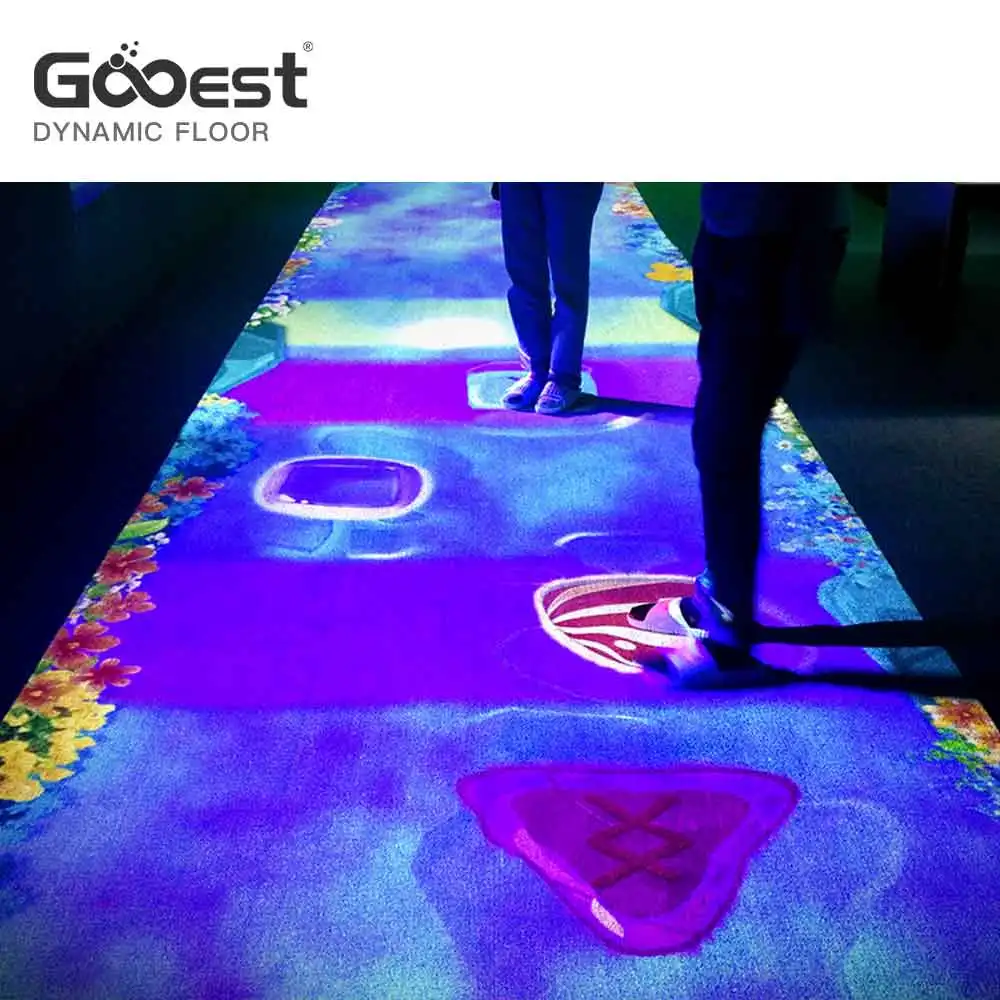 family entertainment center kids play interactive floor projector game