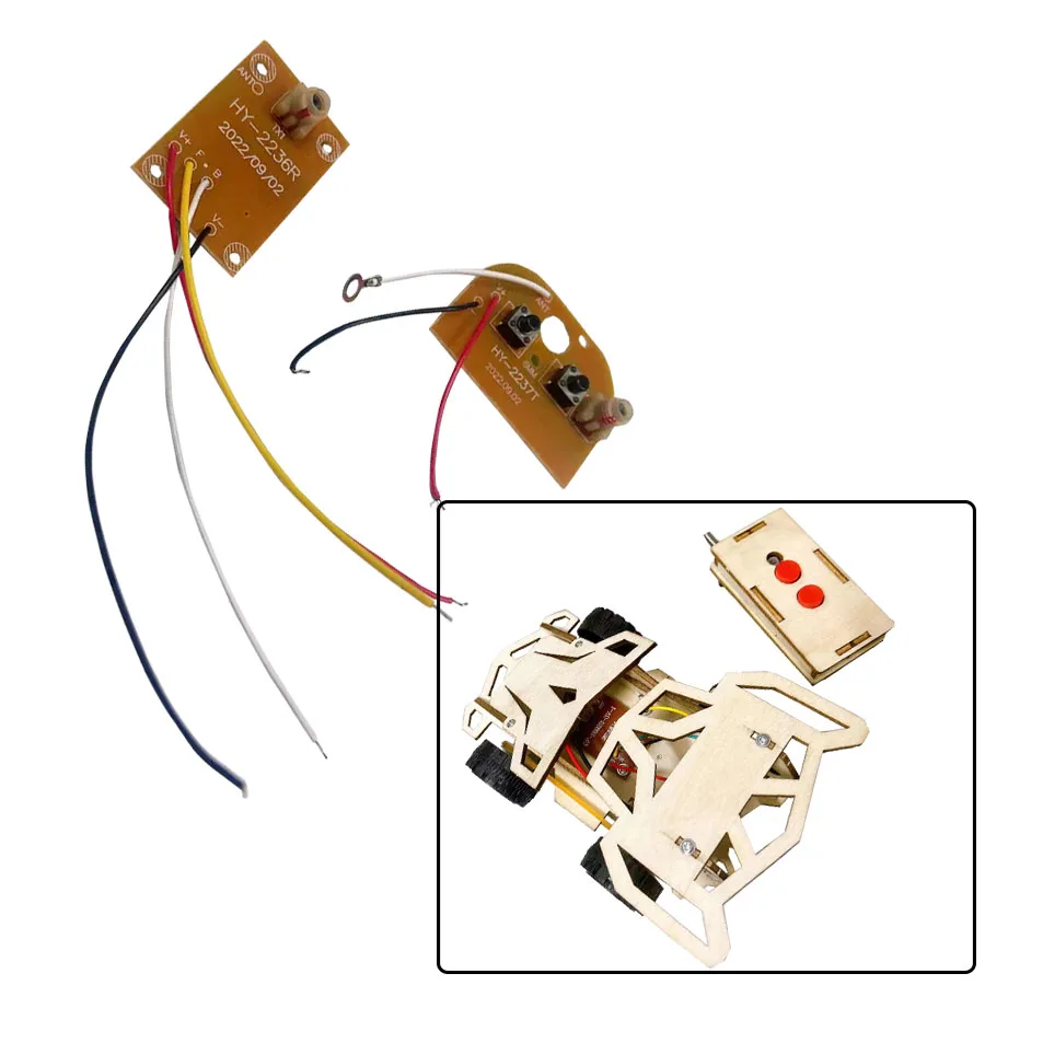 QQF Y Cheap RC Car Circuit Board 2ch 27mhz PCB Control Circuit Board RC Transmitter And Receiver