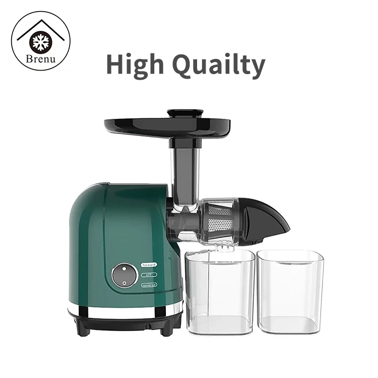 Brenu small electric kitchen appliance home carrot superior quality fruit press  appliances masticating juicer