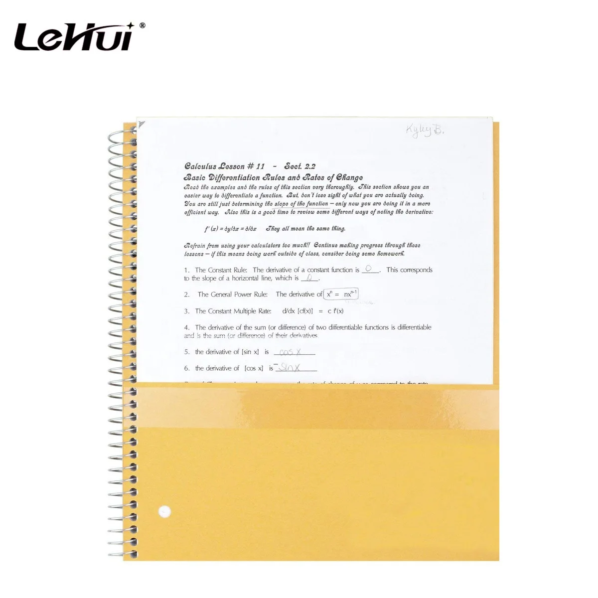 Amazon Hot Sale 100 Sheets Assorted Colors 6 Packed 11 inches x 8-1/2 inches Spiral Notebooks With1 Subject College Ruled Paper