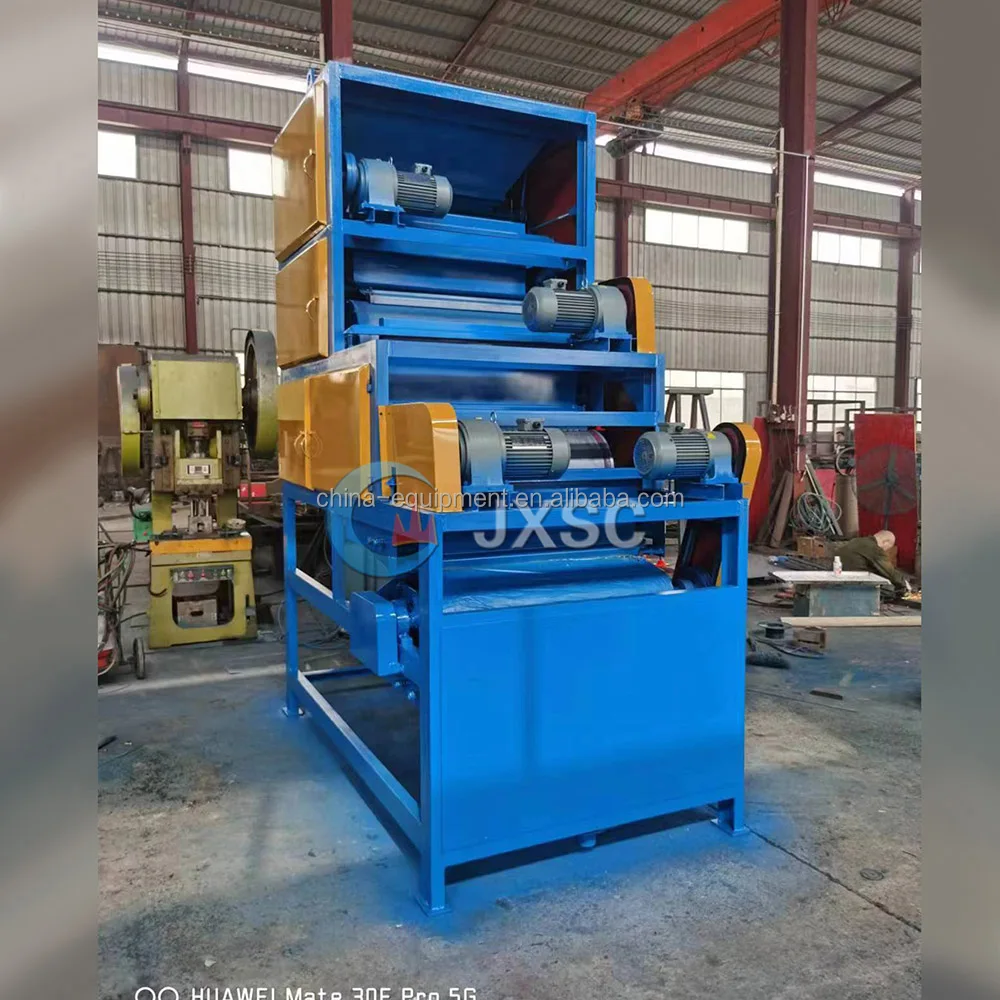 Hematite Zircon sand Ore Separator High Intensity Dry Iron Sand High Intensity Magnetic Roller Separator