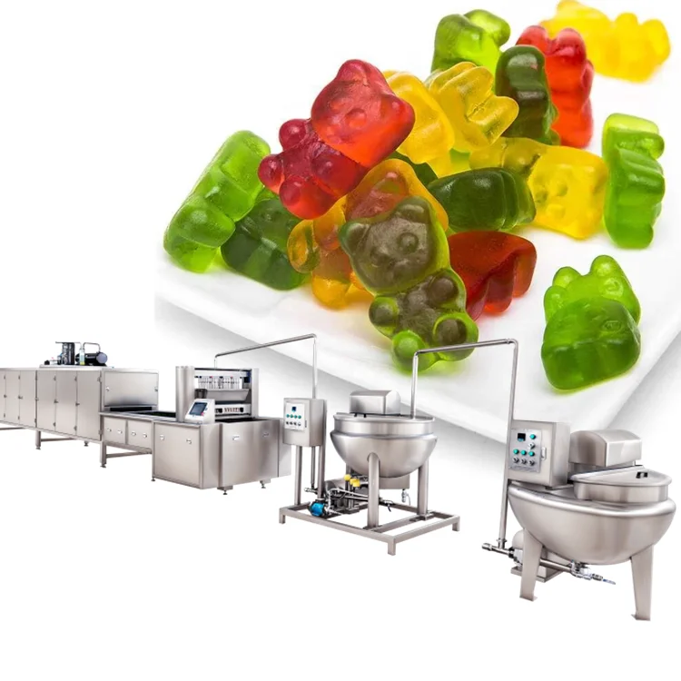 Hot selling factory price gummy candy production line for gummy candies making