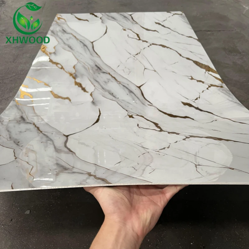 wholesale hot-selling fast production uv pvc marble sheet marble surface