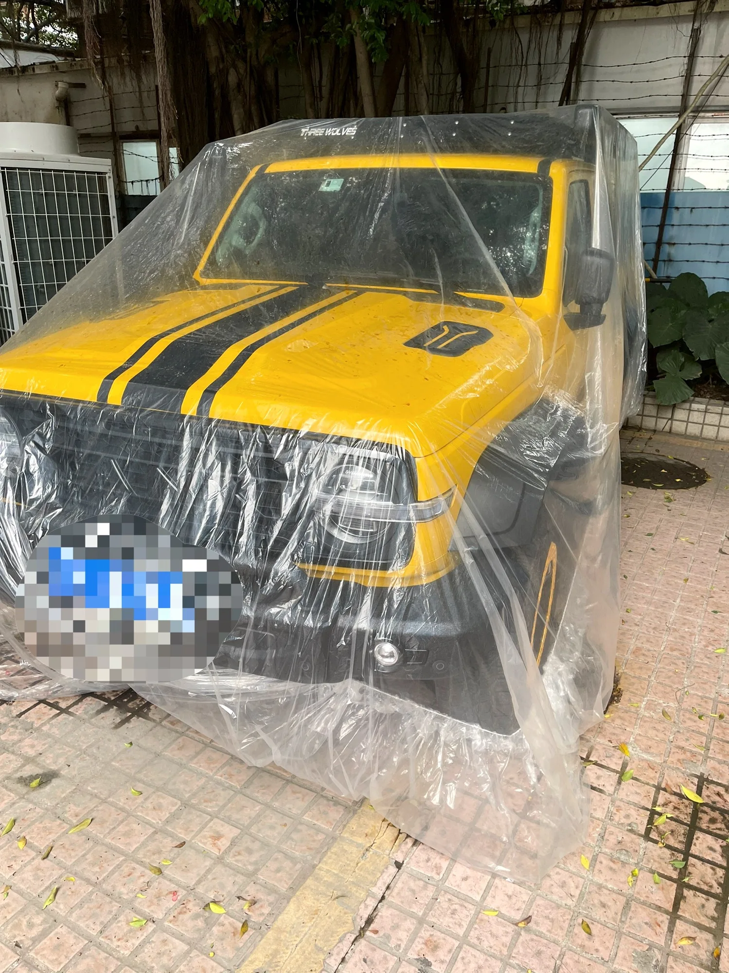 manufacturer custom transparent disposable convenient outdoor plastic folding car cover