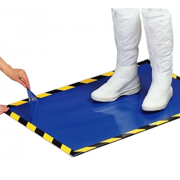Cleanroom Blue/white Antistatic Adhesive Mat ESD Sticky Mat for Dirt Remove