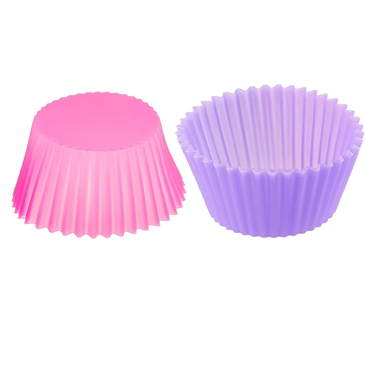 Reusable Silicone Cupcake Baking Cups Muffin Cups,Non-Stick Multi- Colors Container for cooking,Multicolor Cupcake Liner Molder