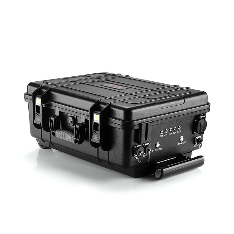 PUXICOO Li-polymer Battery Pack Supply with 110V AC Outlet Solar Generators For Camping