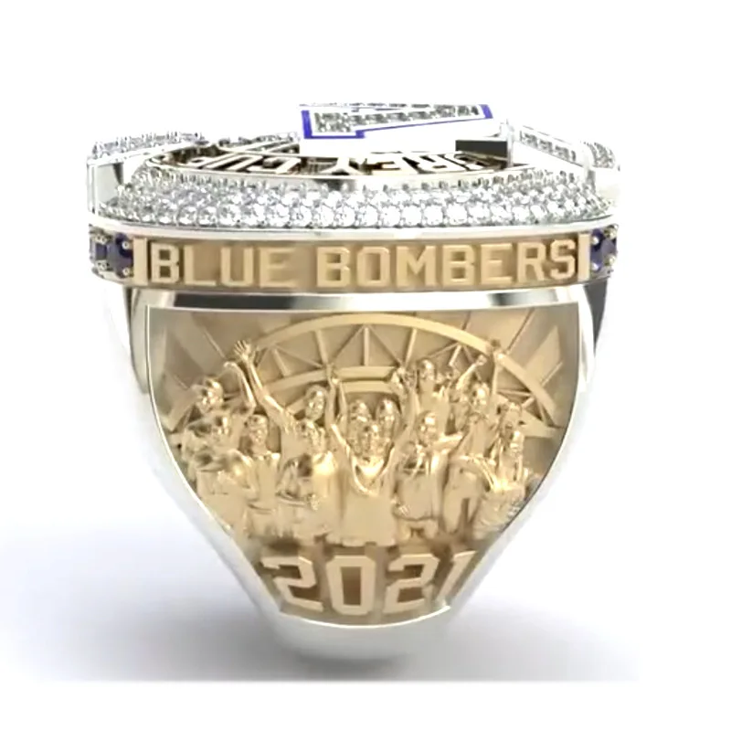 Michigan football unveils 2021 Big Ten ring 2022 CFL Winnipeg Blue Bombers Championship Grey Cup Ring