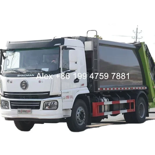 4x2 Shacman 14000 liters 18000 liters truck garbage