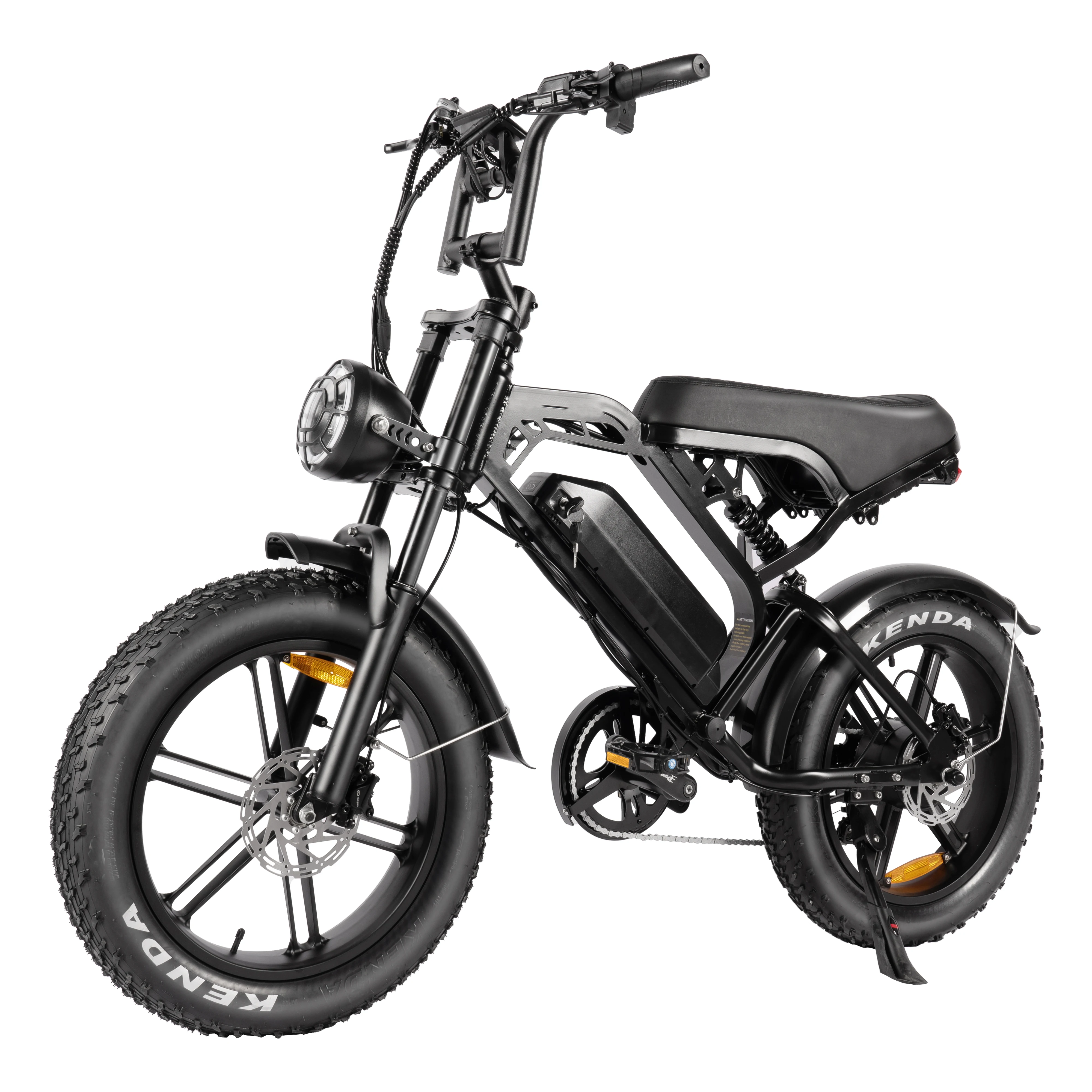 Electric Bicycle road Ebike V20 1000W 750W 500W 48V 15Ah Removable Lithium Battery 50KM mileage 4.0 ALL-terrain Fat Tire Ebike
