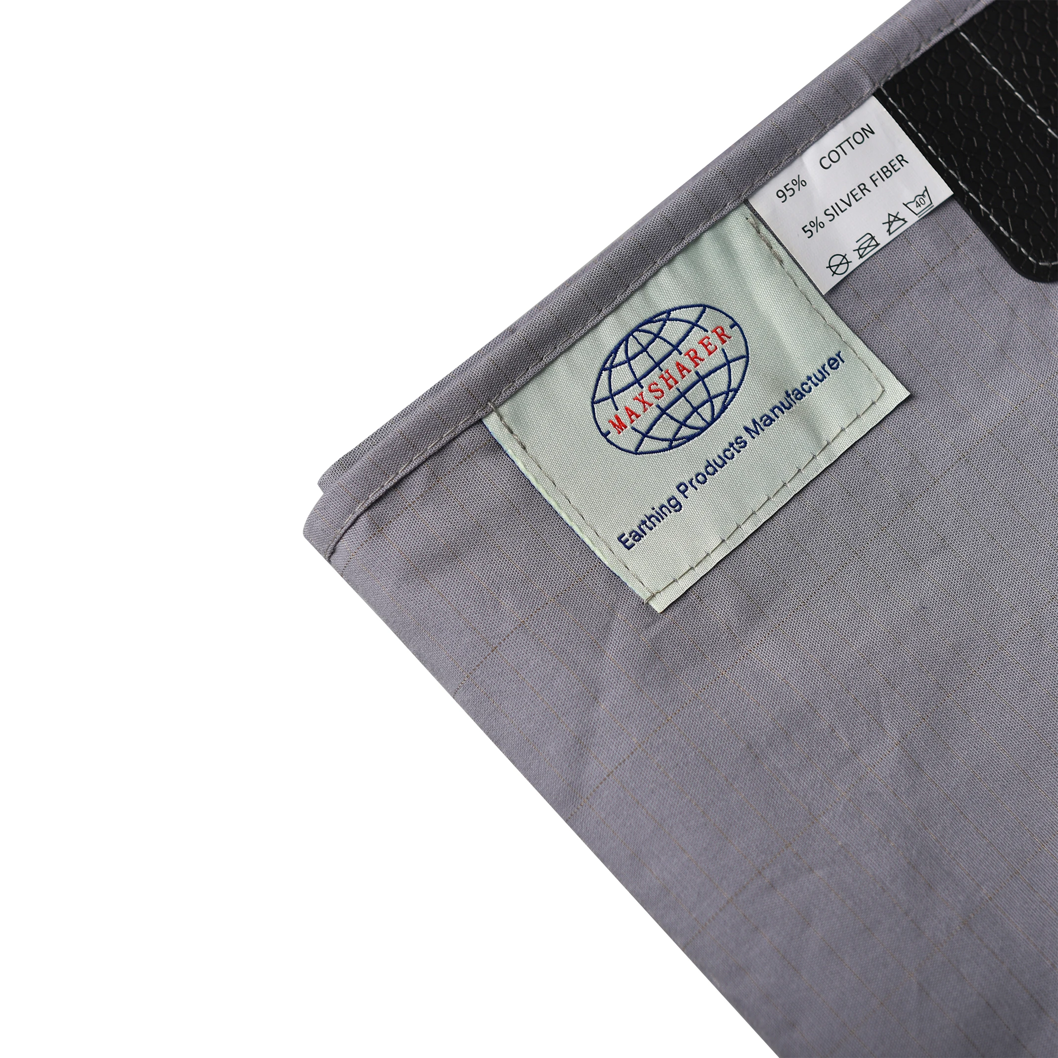 Customized Conductive Earthing Grounding Flat Bed Sheets with 15 Feet Connecting Cable US Plug