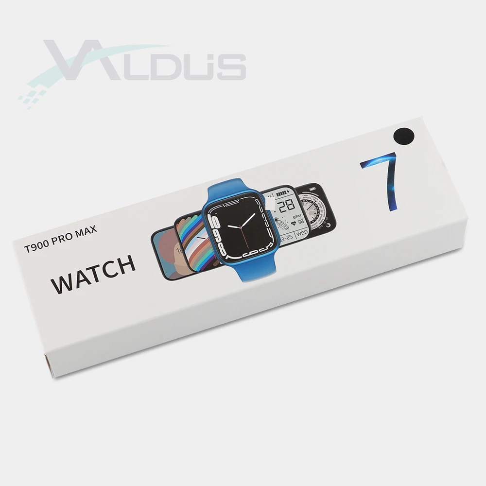 Valdus Iwo T900 Pro Max Smartwatch Touch Screen Sport Fitness Montre Reloj Inteligente Wearable Device Series 7 Smart Watch