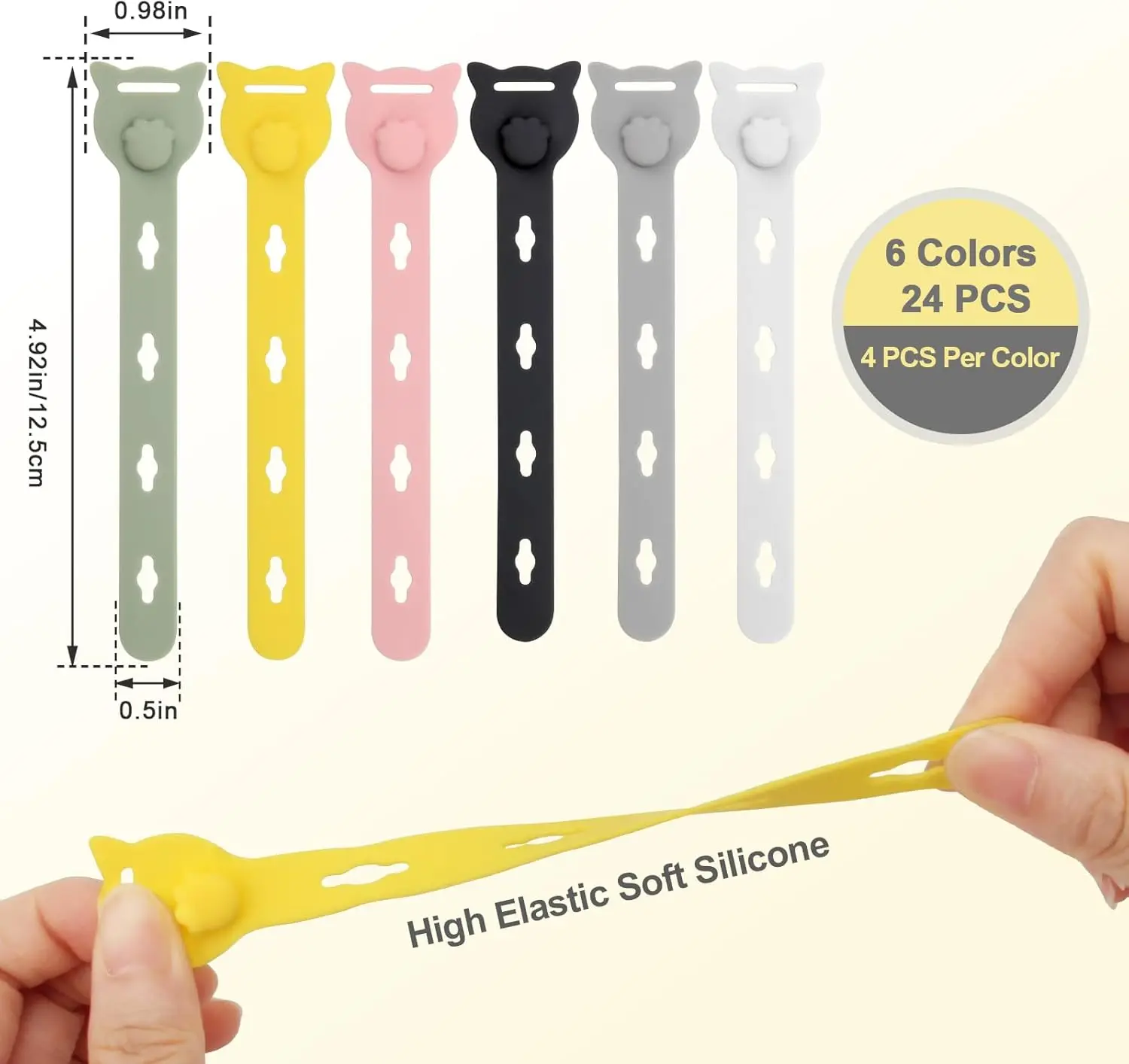 Cable  Management Ties Organizer for Phone Accessory Cord Wrap Holder Cable Organizer for Small Home Appliances Use