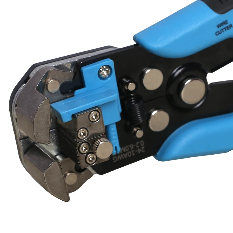 FIXTEC Heavy Duty A3 Steel 8' Automatic Wire Stripper Pliers for Stripping/Cutting/Crimping