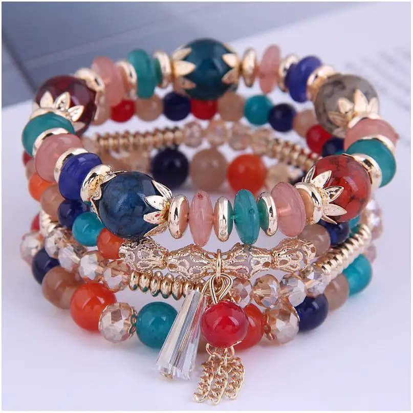 MIYOUKE Chaine Collier Et Bracelet Healing Black For Woman S Brass Cable Baby Name Pink With Charms Stainless Steel Men Bracelet