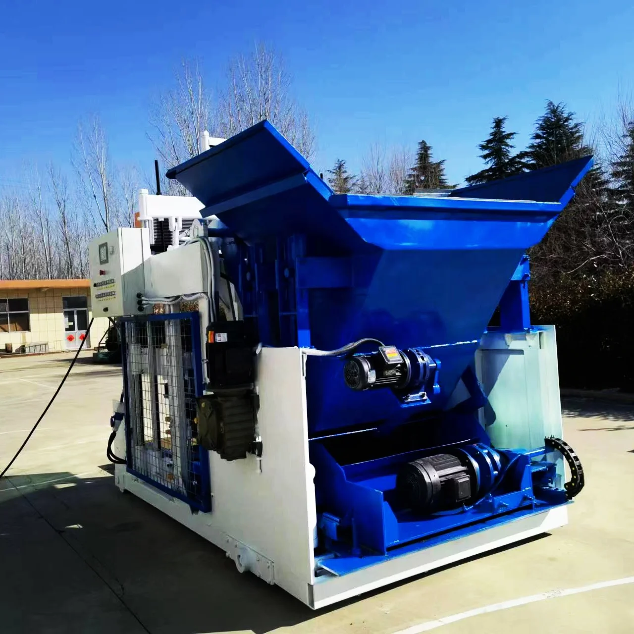 QMY18-25 German Building Mobile Concrete Block Machine For Sale