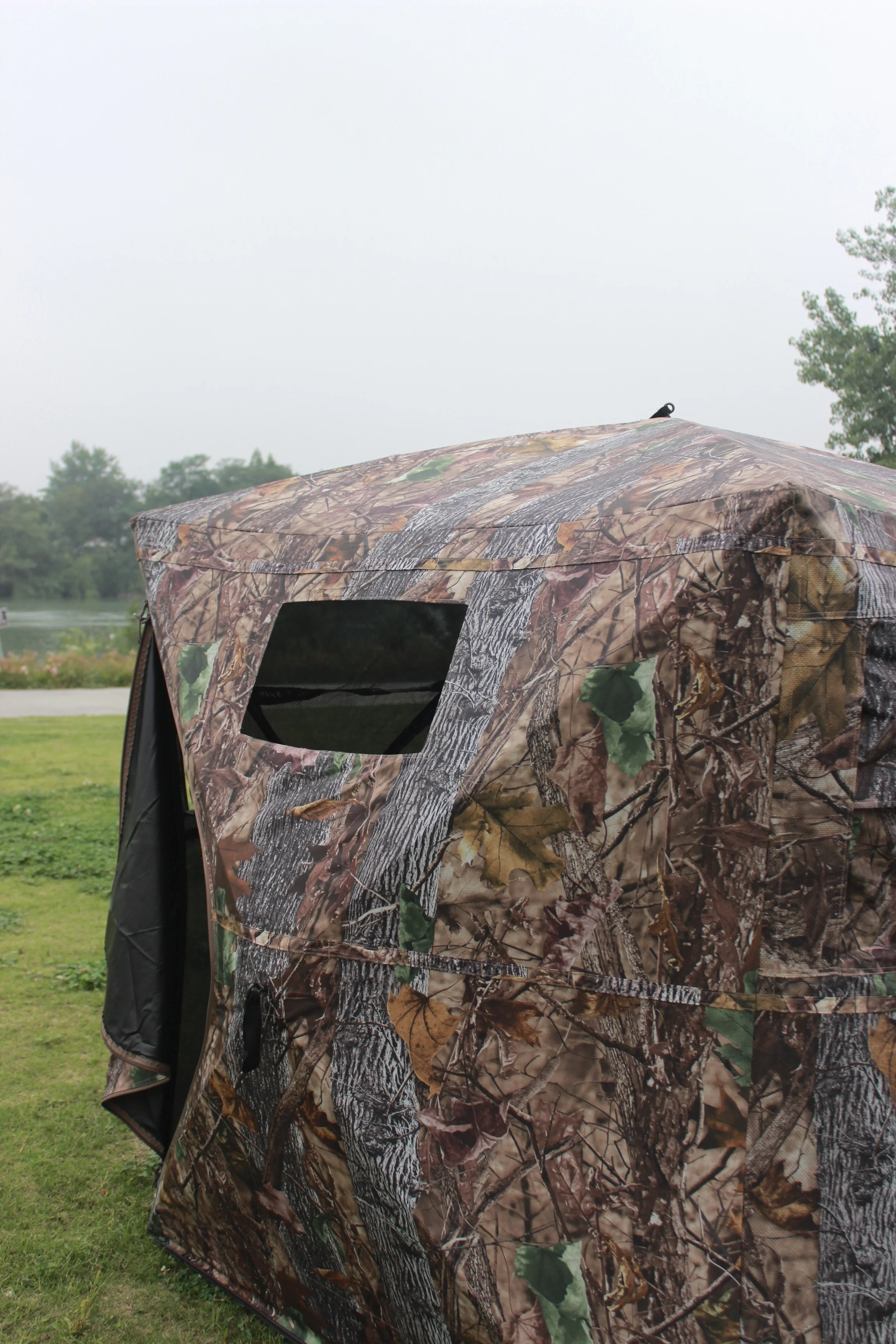 Dandelion 1-2 Person Hunting Ground Blind, Real Tree Edge Camo Hunting Tent
