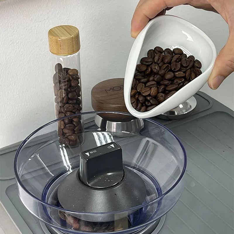 Coffee Accessories Ceramic Tea Set Barista Dosing Scoop Measuring Cup Coffee Bean Dosing Tray
