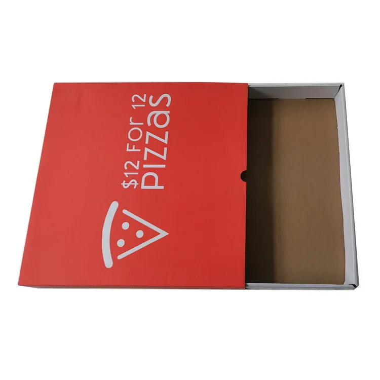 2020 Custom Corrugated Pizza Box Takeout Cardboard Pizza Packing Box