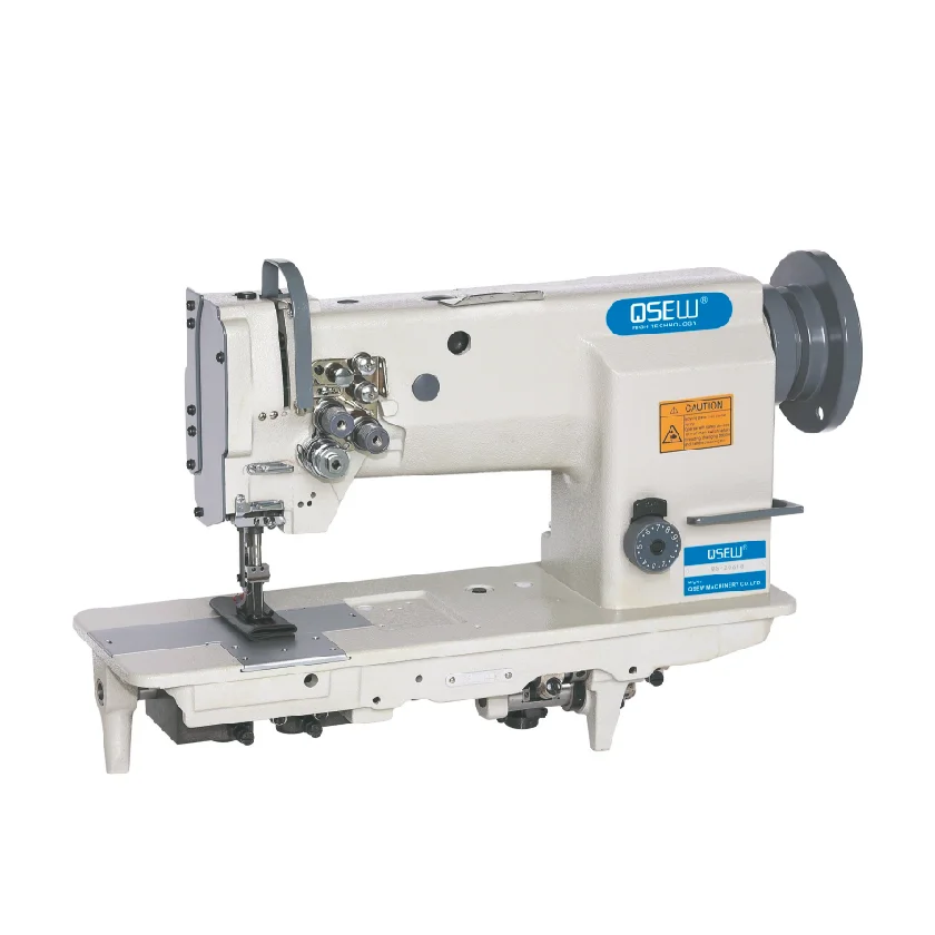 QS-20628M Double Needle Compound Feed Three Synchronization Lockstitch Small Hook Industrial Sewing Machine