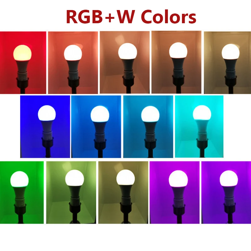 Hot Sell RGB LED Bulb 16 Color Changing IR Remote Control E26 E27 Smart Bulb 5w 7w 9w 12w RGB Light Bulb