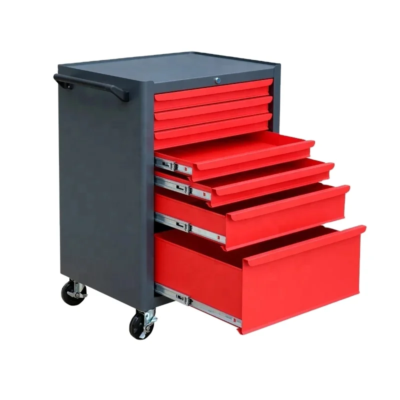 Heavy Duty Mobile Carro De Herramientas Steel Tool Chest Storage Trolley Stainless Tool Cabinet