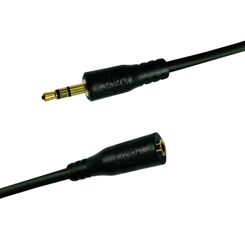 gold plated 3.5mm stereo jack male to female3.5 audio extension cable