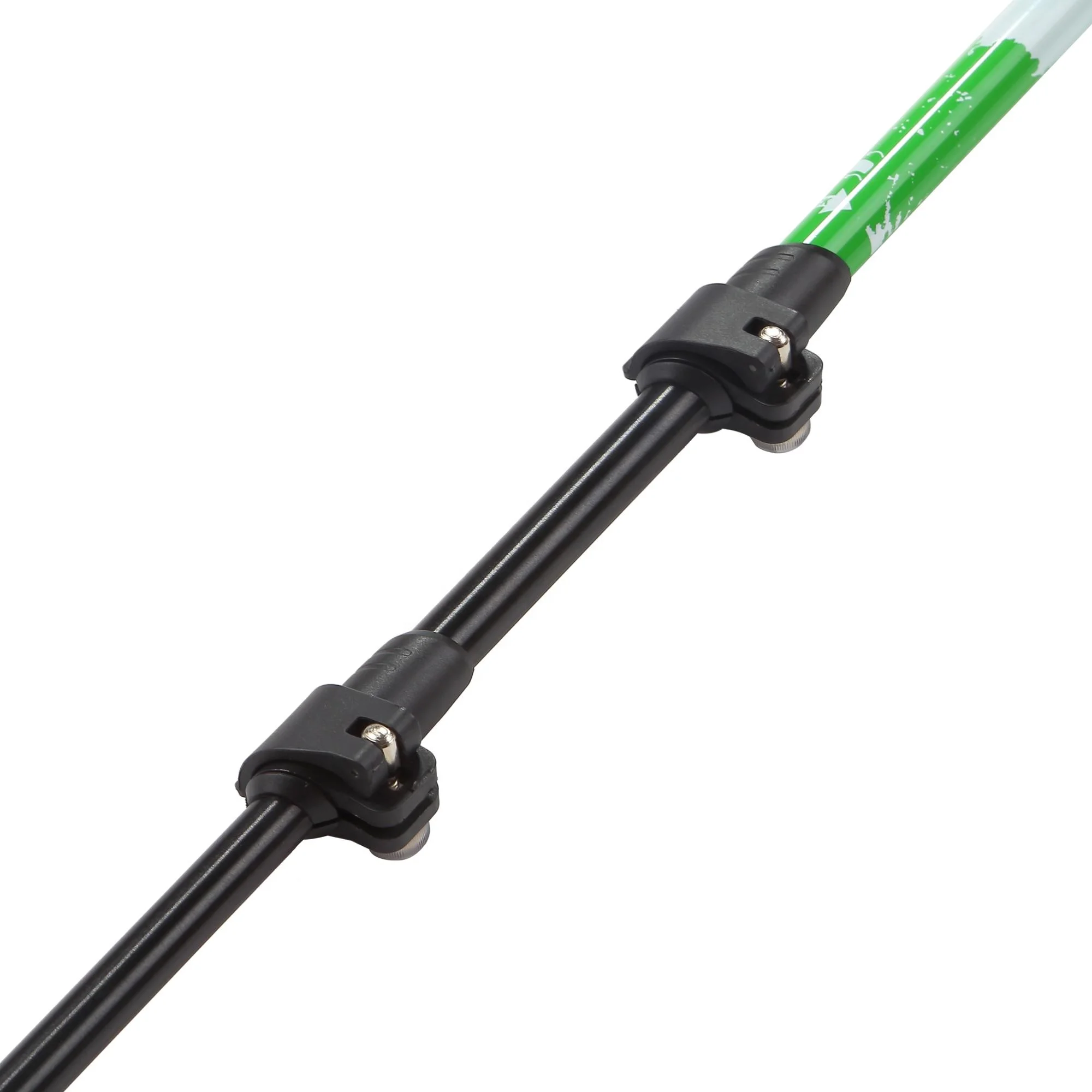new style 3 Sections Plastic Grip Cork Handle lightweight External Quick Lock outdoor walking stick