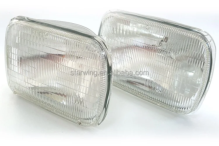factory directly sale 7 inch square 6052 sealed beam for headlight tungsten filament type