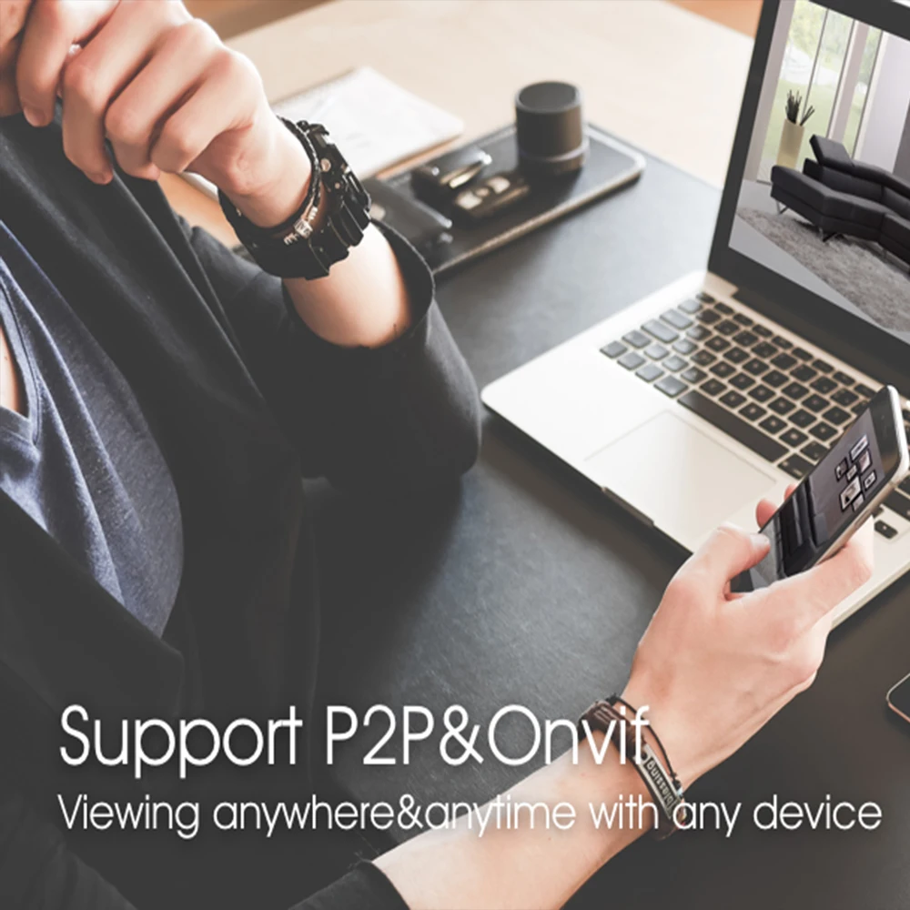 Night Vision  Built-in Microphone IP67 Waterproof Security Camera Outdoor 4K 8MP Bullet IP Wifi Camera