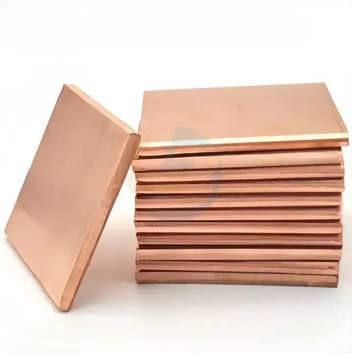 Good Quality Customized 99.99 Pure Bronze Pure copper plate 2mm 3mm 4mm copper sheet in different sizes