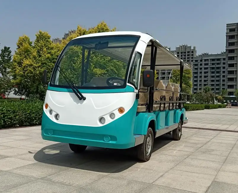 Qingdao Supplier Hot Sale 14 Seat Electric Mini Sightseeing Bus