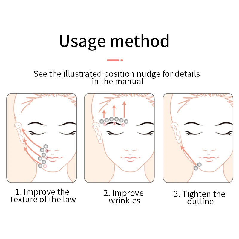 Portable Professional Face Lift Machine Microcurrent V-shape Device