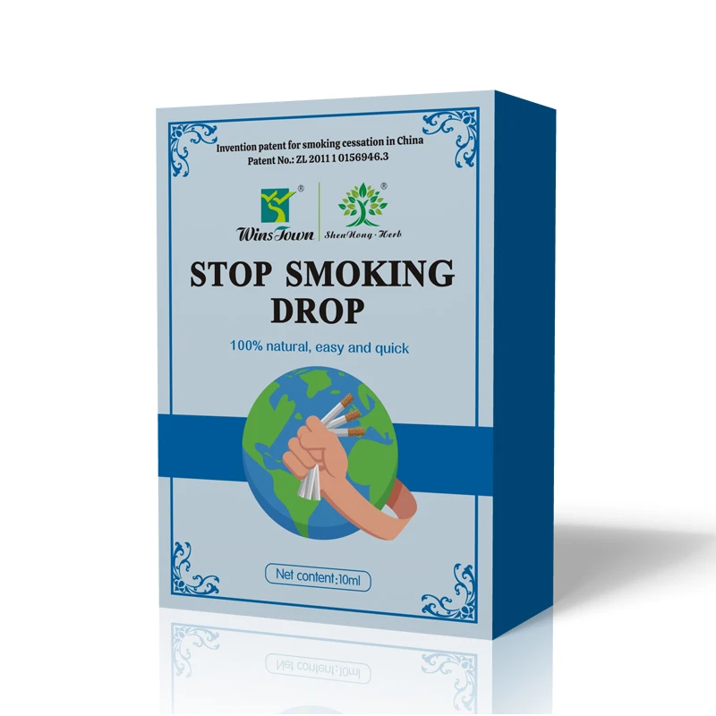 Private Label high quality stop smoking drop 100% natural easy and quick Best Effective stop smoking aid cigarettes