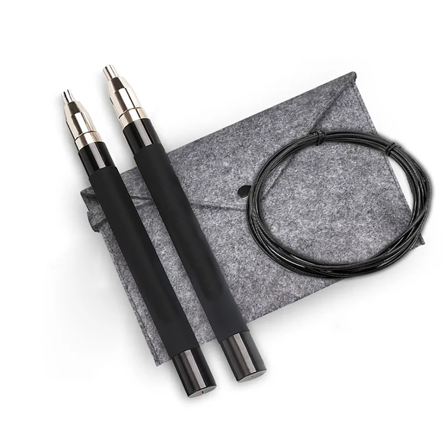 
New Design Customize Pe Handle Wholesale And Bundled Ab Wheel Roller Weighted Led Jump Rope 