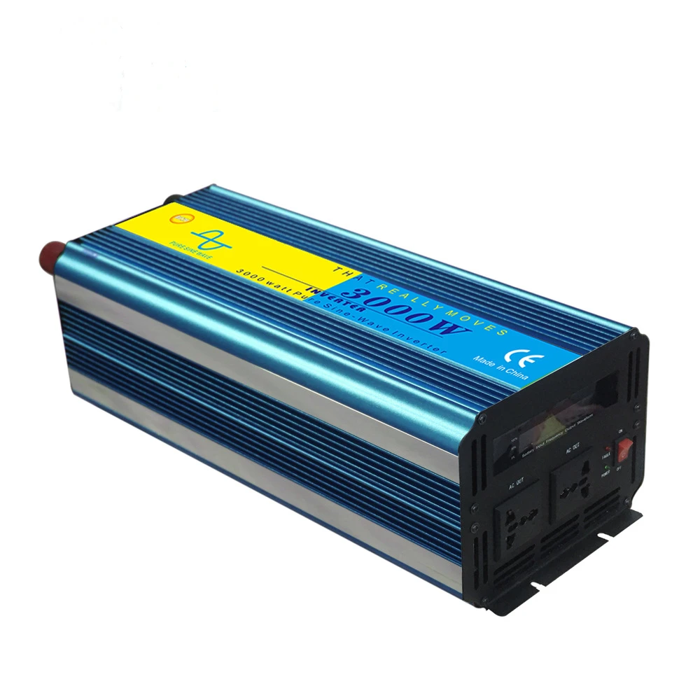 3000W Pure Sine Wave Inverter 12V DC to AC Power Inverter
