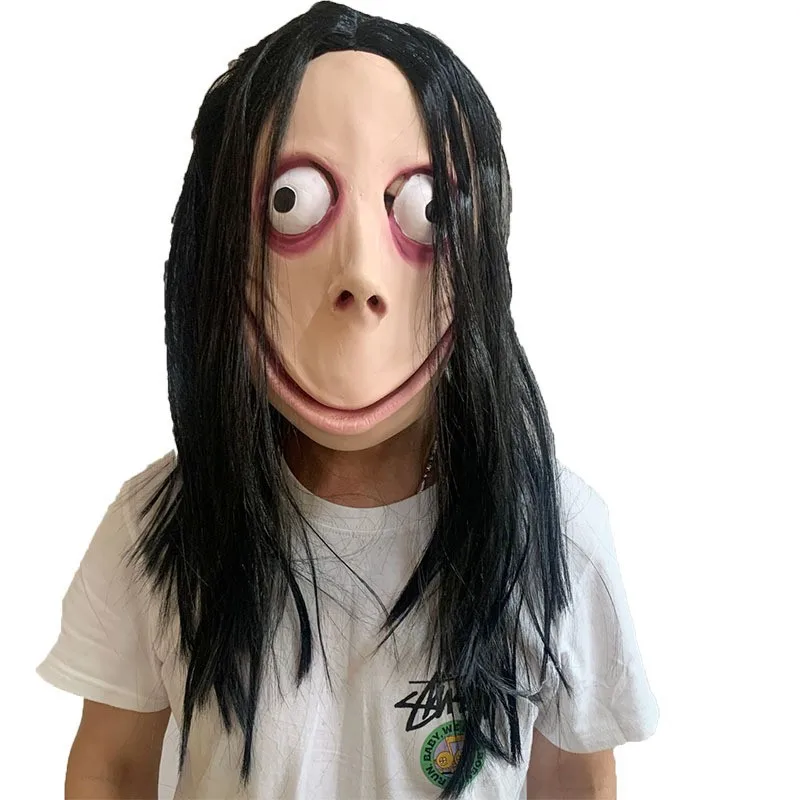 Horror Mask Headgear Escape Room Haunted House Dress Up Halloween Prom Masquerade Cosplay Party Props Scary Ghost Doll Mask