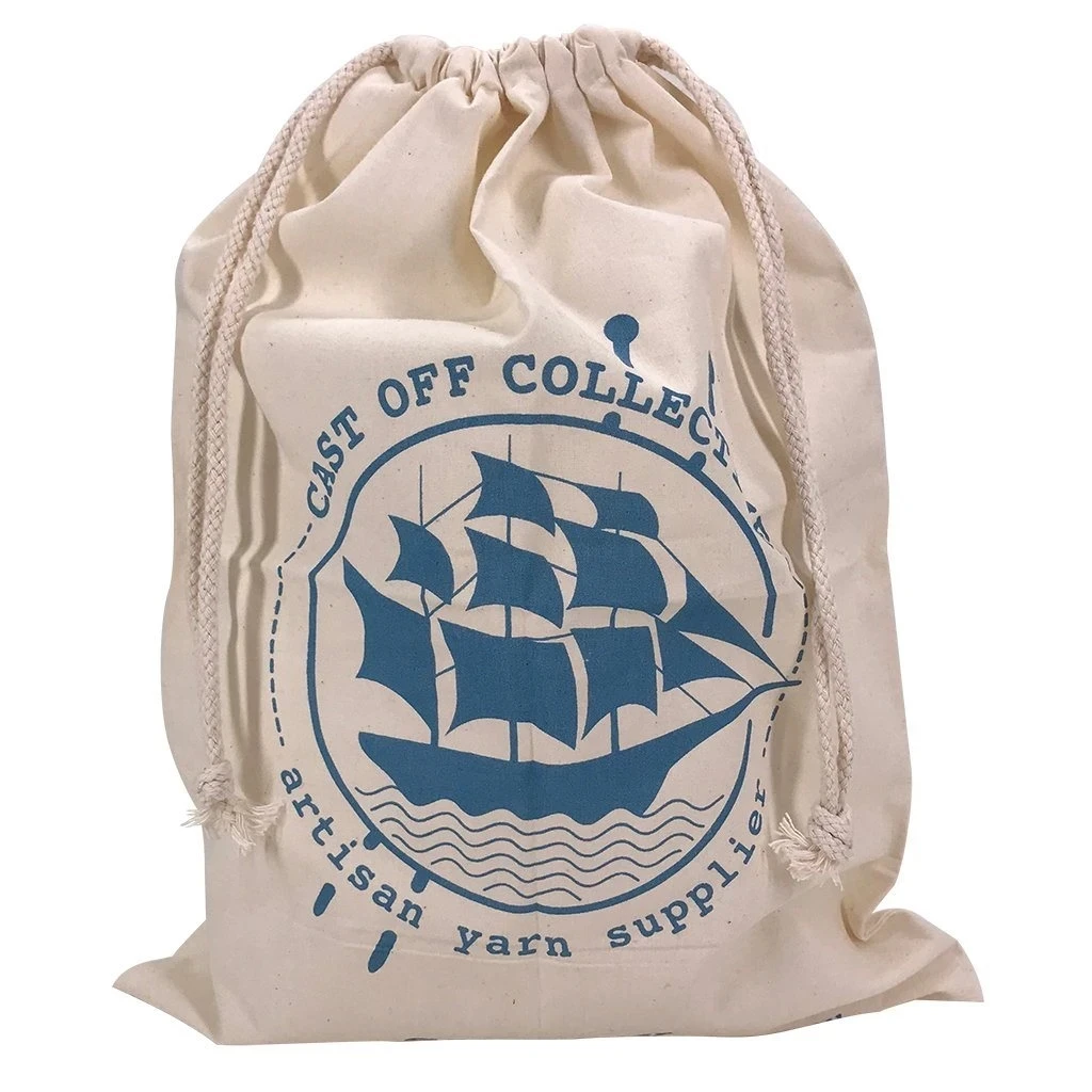 Nature color Custom Small Canvas Cotton Muslin Drawstring Dust Bags