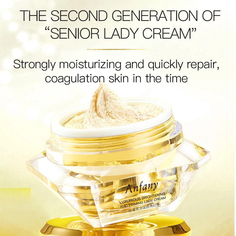 Lazy Face Cream Anti Aging Wrinkle Skin Bleaching Whitening Skin Care High Quality Pearl Face Cream