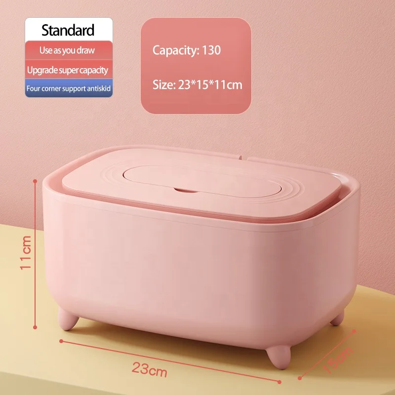 Hot Sale Large Capacity LED Changing Light Warms Quickly and Evenly Baby Wet Wipes Warmer Support Everyday 240V/220V/110V PP/ABS