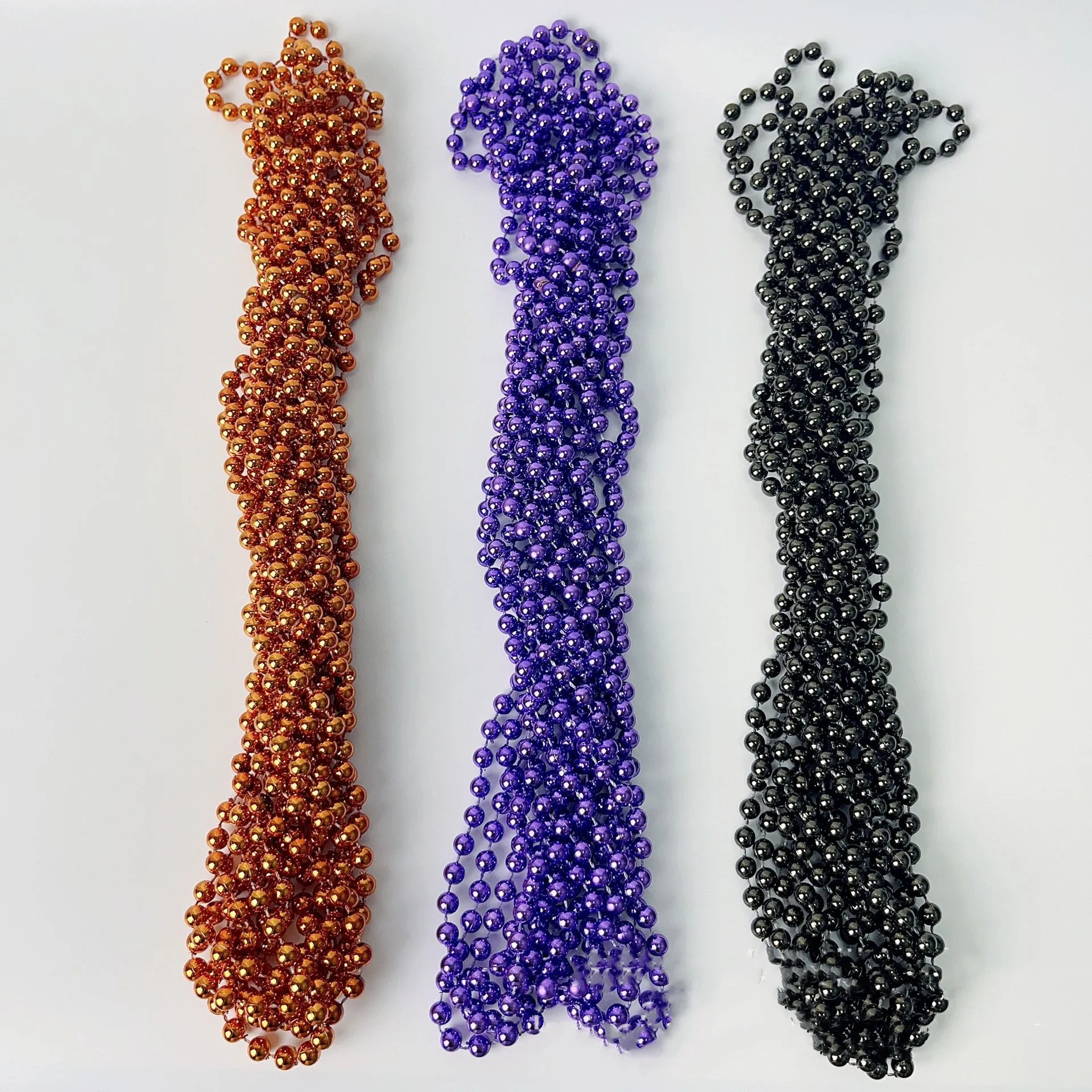 Factory Direct Sell Christmas Decoration Bead Chain Plastic Electroplating Connection