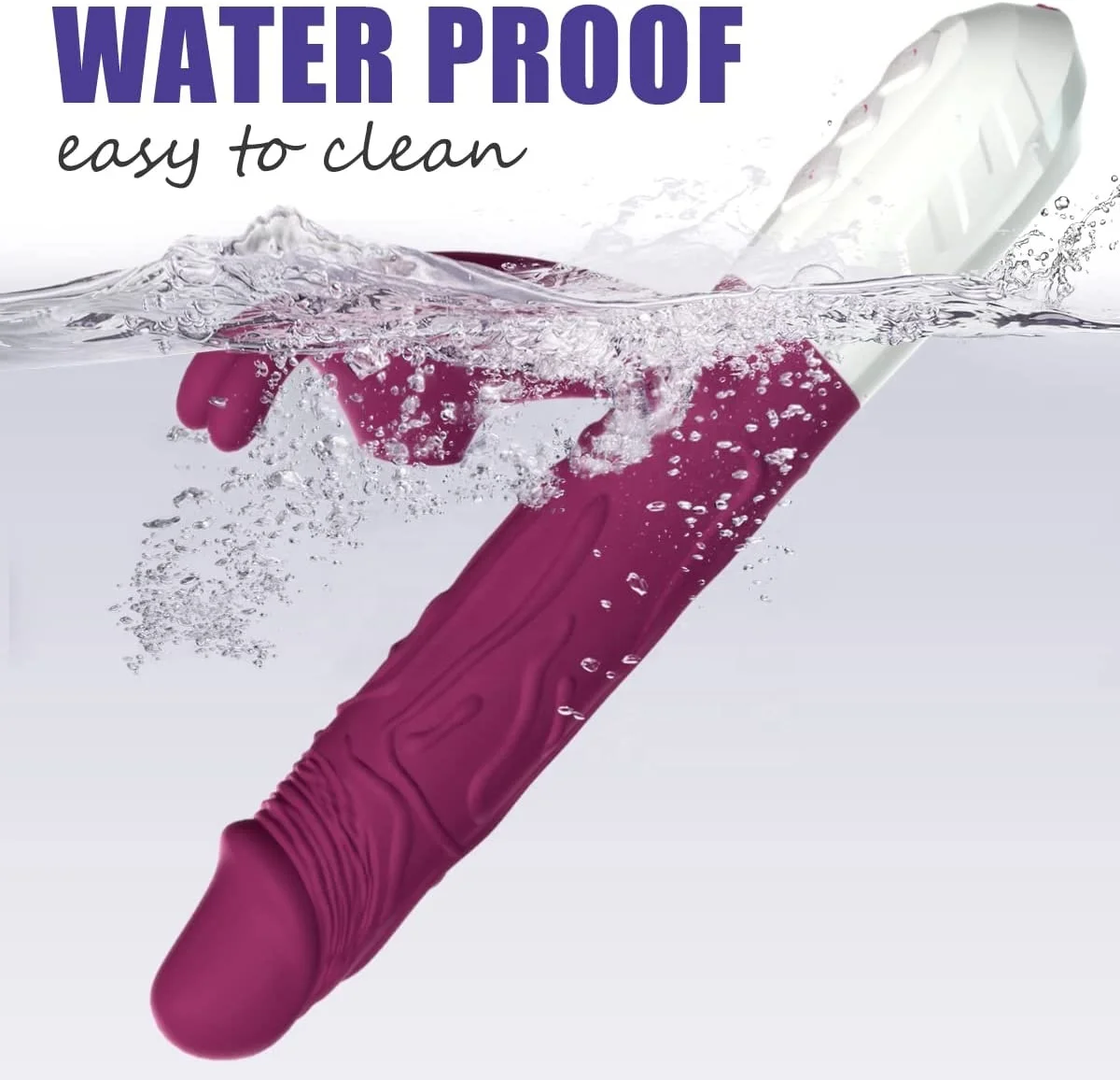 Hot Realistic Rabbit Vibrator Dildo for Women Vaginal Health G Spot Vibrator Waterproof Clitoral Stimulator for Beginners