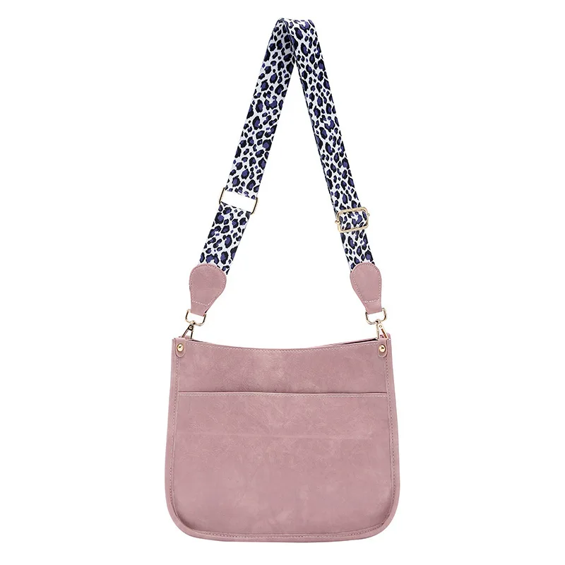 Wholesale Square Crossbody Bag Leopard Guitar Strap Phone Pocket Shoulder Bag Luxury Vegan Leather Purse Women Leather Tote Bag