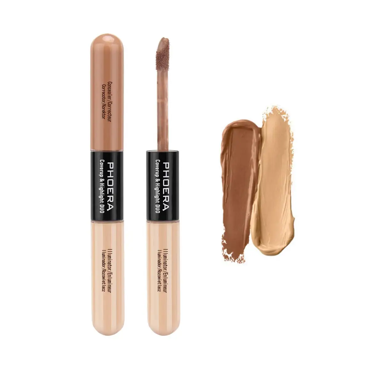 PHOERA Liquid Concealer Sculpt & Highlight Face Duo Finishing Touch Contour Correcting Makeup