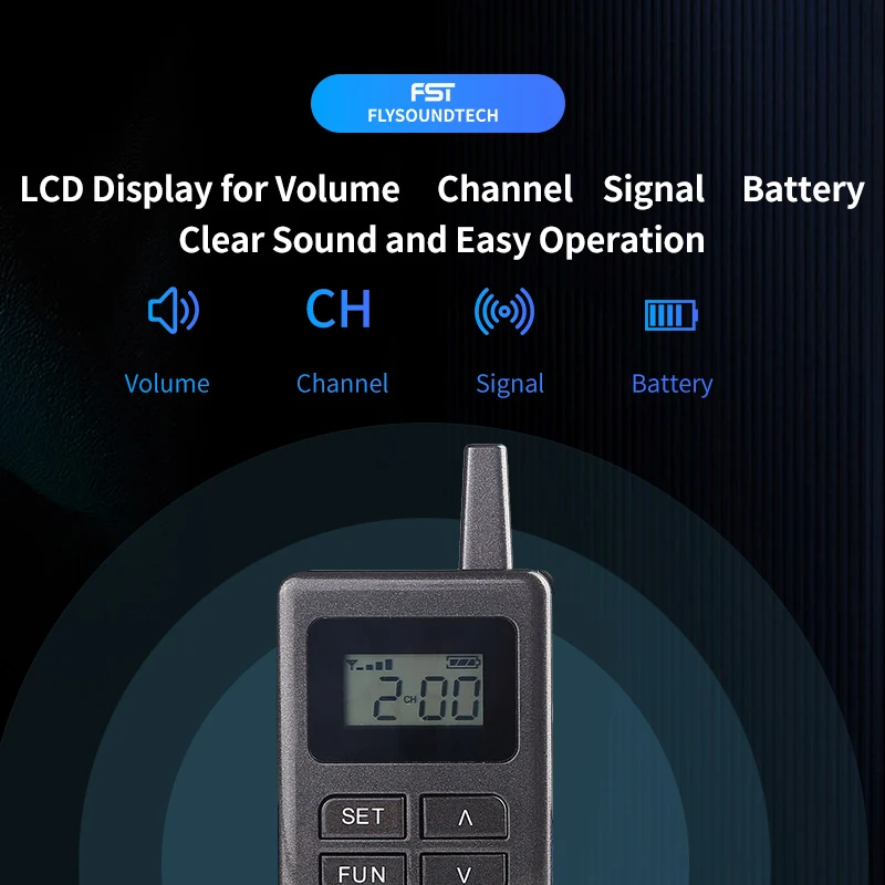 Wireless Ear-hook Tour Guide System for Guiding and Audio Conference