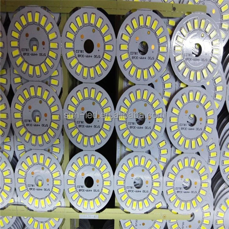 Высококачественная круглая алюминиевая Светодиодная лампа pcb smd светодиодная печатная плата используется для лампы