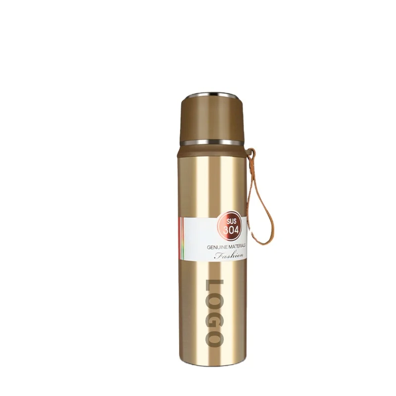 IMOGY 304 Food Grade Stainless Steel Insulated Thermos Cup Logo Design Sports Hot & Cold Water Bottle with Thermal Feature